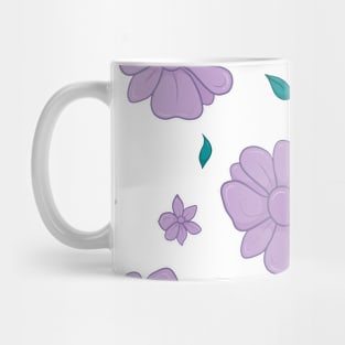 Purple flowers Mug